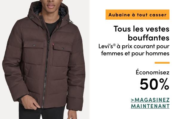Aubaine à Tout Casser Vestes bouffantes Levi's économisez 50%